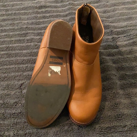 Toms brown leather booties - Picture 3 of 5